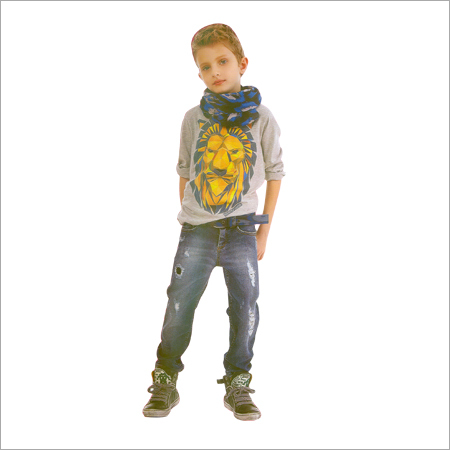 White And Yellow Casual Boys Clothing