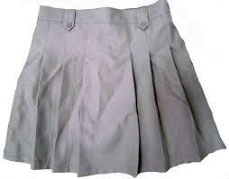 School Skirt Grey