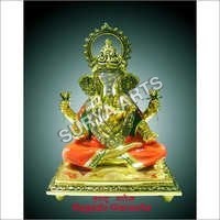 Metal Dagadu Ganesh Statue