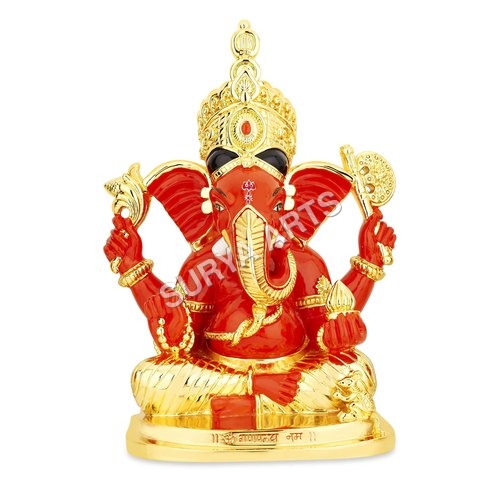Gold Plated Siddhivinayak Idol