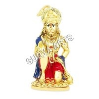 Gold Plated Hanuman Statue