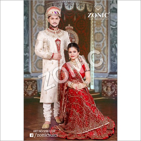 Embroided Silk Sherwani