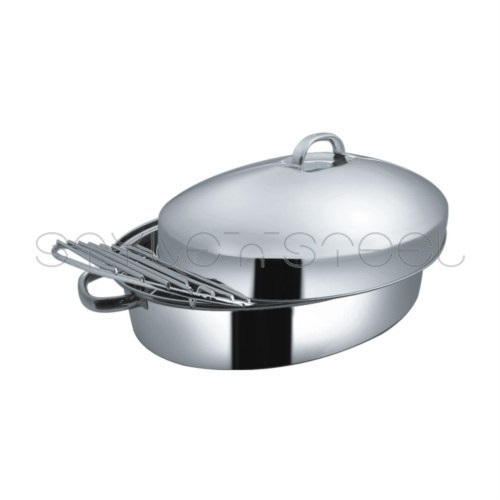 Oval Roaster W/Grill