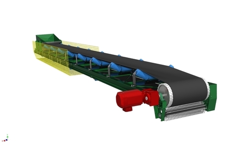 horizontal belt conveyor 2