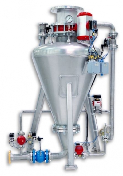 Dense phase pneumatic conveying
