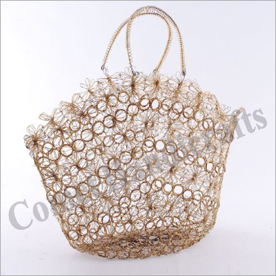 Decorative Metal Handbag