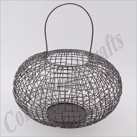 Metal Basket Lantern