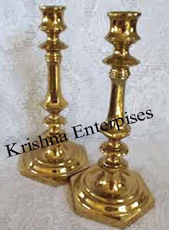 Brass Candle Nautical Stand