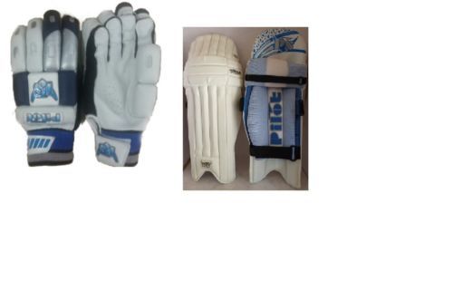 Combo of Ps pilot Batting pads legguards + Gloves