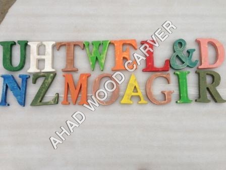 Wood Alphabet Letters