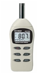 Integrated Sound Level Meter - Plastic, White | Electric Power, Workplace Noise Measurement