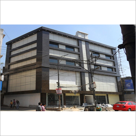 ACP Cladding & Structural Glazing at Nakshatra Showroom Dhanbad
