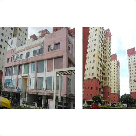 Window work at Greenfield Hights Rajarhat