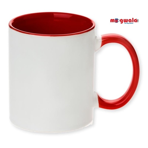 Red Handle Mug