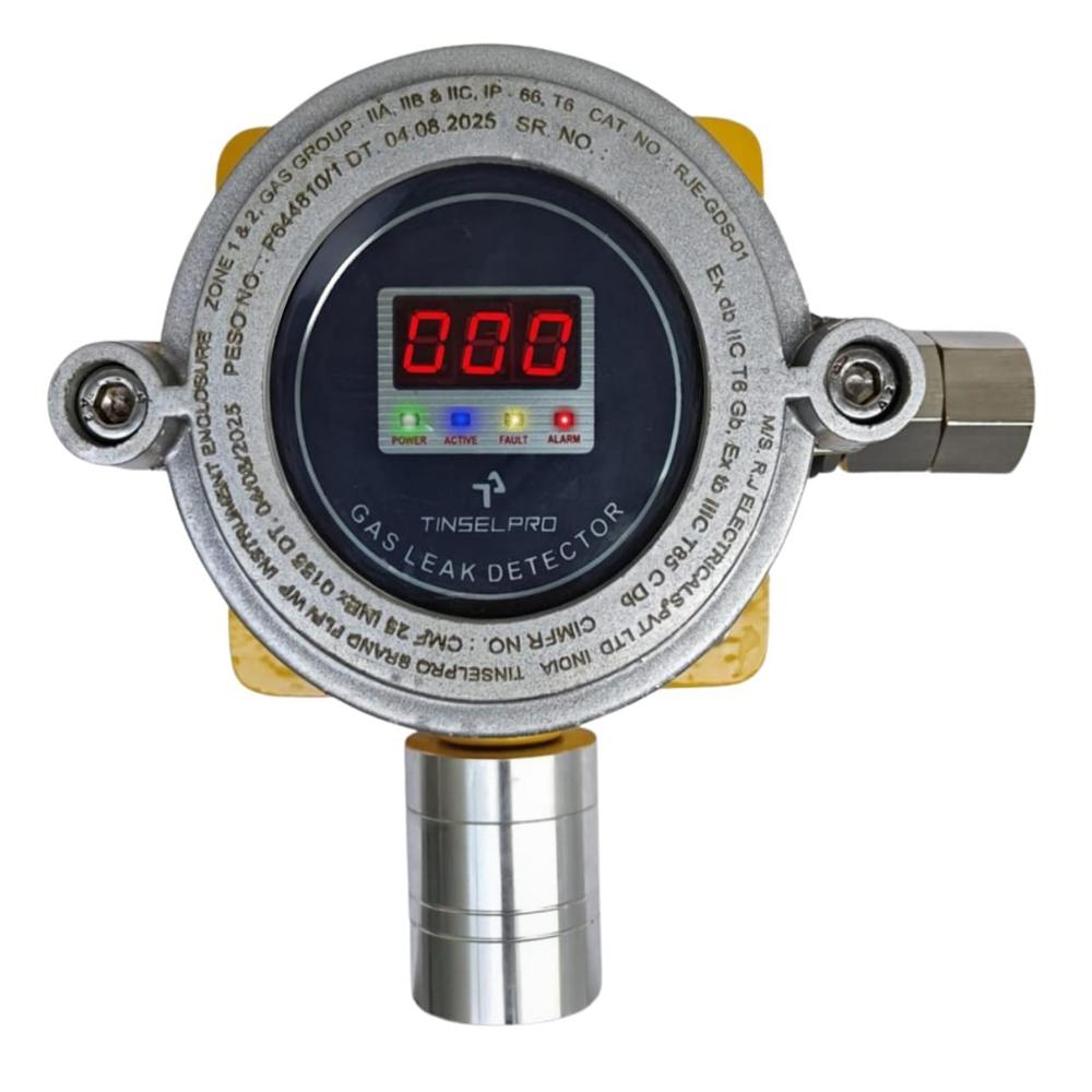 Wall Hung Lpg Gas Detector - Color: White