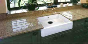 Brown Marble Counters