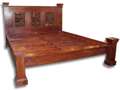 Wooden bed