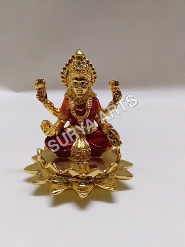 24 K Gold Plated Gajantlaxmi