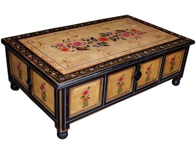 PAINTED TRUNK BOX