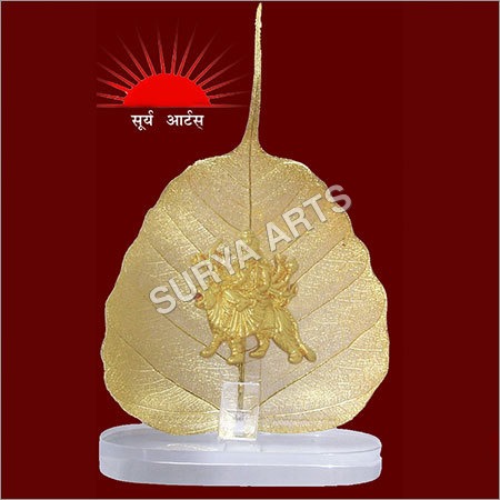 Multicolor Gold Plated Peepal Leaf