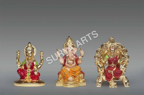 Gold Plated Laxmi Idols By SURYA ARTS