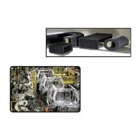 Automotive Leather Bellows - Color: Black