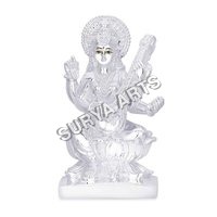 Silver Plated Saraswati Idol