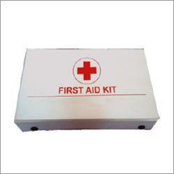 White Vinyl First Aid Box