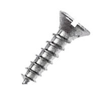 Slotted & Philips flat countersunk head tapping sc