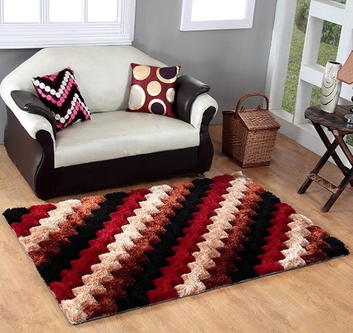 3D Polyester Shaggy Carpets