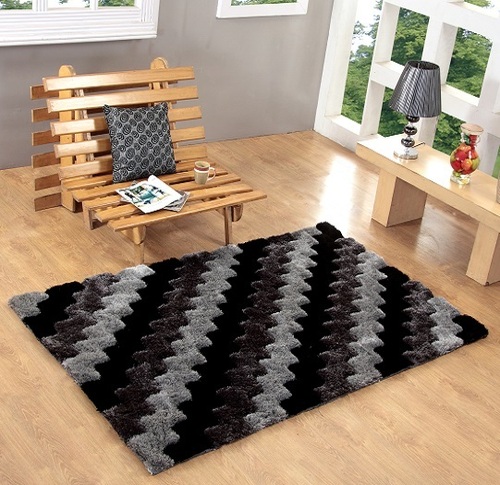3D Polyester Shag Carpets