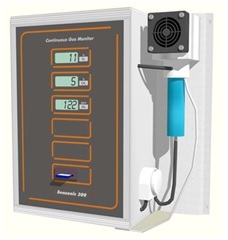 Economical on-line stack emission analyzer