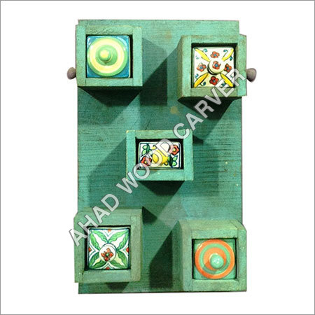 Ceramic Chest of 5 Drawers