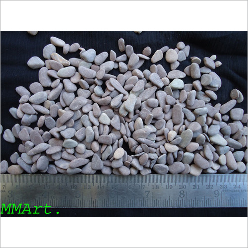 Round Smooth Small Brown Marble Pebbles