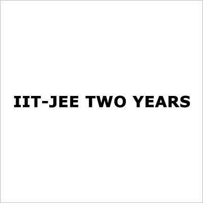 IIT-JEE Two Years