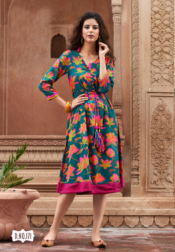 Multi Digital Printed Kurtis