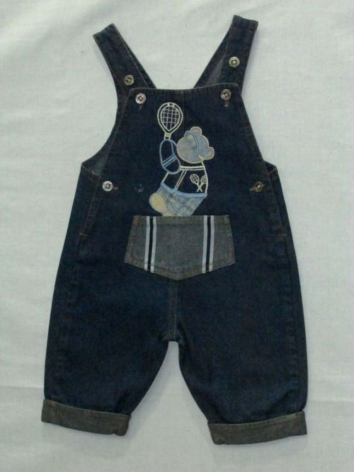 Kids Denim Fancy Dungaree