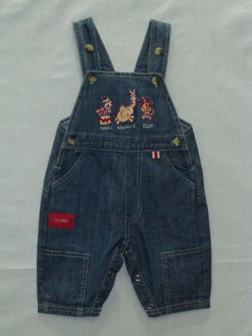 Kids Denim Dungaree Set