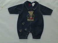 Baby Denim Suits - Soft Fabric, Available In Various Sizes And Vibrant Colors - Trendy Looks For Comfortable Wear