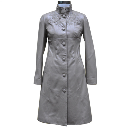 Women Leather Overcoats
