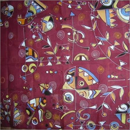 Hand Painting Cotton Sharee