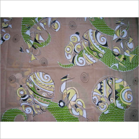  Hand Painting Cotton Sharee