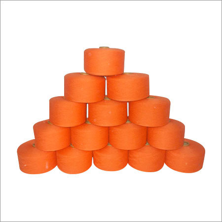 Orange Cotton Yarns