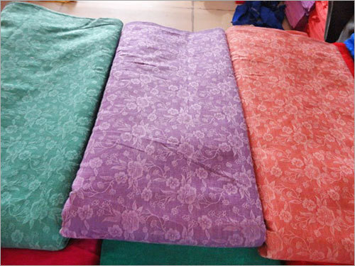 Natural Cotton Jacquard Fabric