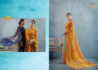 Designer Casual Wear Saree - 20-20 Silk, Unstitched Size Up To 42 Inch, Multi-color Woven Pattern | Breathable, Dry Cleaning, Hand Embroidery