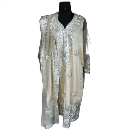 Beige Net Heavy Suit