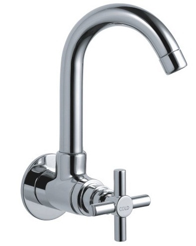 Sink Cock With Swivel Spout