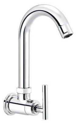 Sink Cock With Swivel Spout