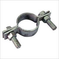 Pole Clamp - Iron Alloy, Adjustable Design | High Load Bearing Capacity, Corrosion And Impact Resistant