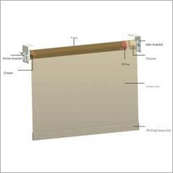 Golden Remote Control Motorized Roller Shades